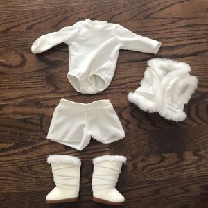 American Girl White Snow Outfit